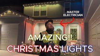 AMAZING Permanent Outdoor Christmas Lights! | Step-By-Step DIY Tutorial by MASTER ELECTRICIAN