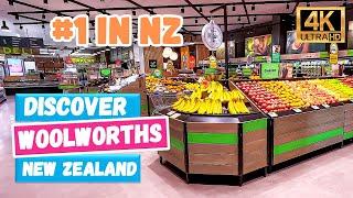  Discover WOOLWORTHS NZ Supermarket in Auckland [4K Tour]