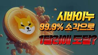 시바이누 99.9% 소각으로 1달러?!