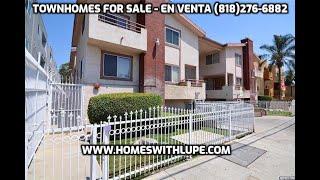 Townhome for sale San Fernando valley - en venta se vende Van Nuys