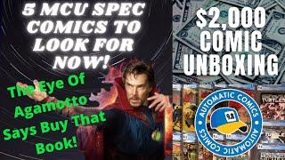 5 MCU Spec Comics To Look For Now! | $2,000 Comic Unboxing!