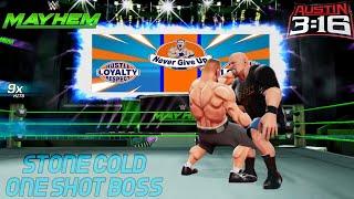 John cena Vs Stone Cold 6Star One Shot Boss WWE MAYHEM