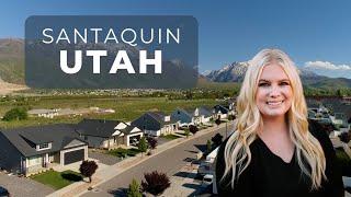 Buying a home in Santaquin, Utah | 4k Drone Footage | Living in Utah