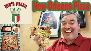 New Orleans Travel Guide: Pizza & Italian Food Restaurant Review Video of Mo’s Pizza