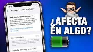 LA SALUD DE LA BATERIA En iPhone ¿Afecta En Algo?