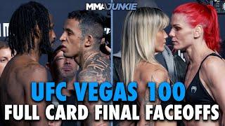 UFC Fight Night 247 Full Fight Card Faceoffs from Las Vegas | UFC Vegas 100