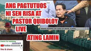 ANG PAGTUTUOS NI SEN RISA AT PASTOR QUIBOLOY LIVE SA SENATE