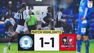 HIGHLIGHTS: Peterborough United 1 Exeter City 1 (21/1/25) EFL Sky Bet League One