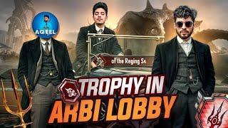 OMG Hardest Trophy Match in Arbi Lobby with Smuk Op & Aqeel Gaming | PUBG MOBILE | FalinStar Gaming