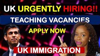 UK MASSIVELY RECRUITING FOR TEACHERS IN THE UK || VISA SPONSORSHIP