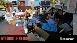 WE DID OUR FIRST FULL-HOUSE CLEANOUT///JUNK REMOVAL///MY HUSTLE     