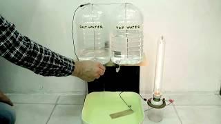 Salt water electric conductivity Test