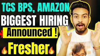 TCS BPS Biggest Hiring Announced | Amazon, Antino OFF Campus Drive For 2025, 2024, 2023 Batch