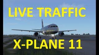 LIVE TRAFFIC! LONDON HEATHROW [X-PLANE 11.40]