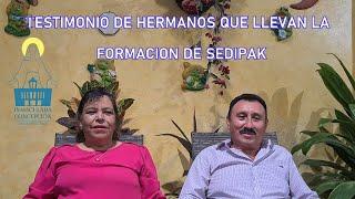 Testimonio de matrimonio escuela SEDIPAK