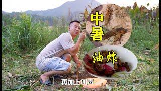 Huanong Brothers: The crickets destroyed the crops. Catch them and fry them. Nice!