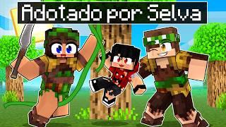 P3DRU foi ADOTADO pela FAMÍLIA SELVA no Minecraft