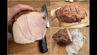 Ham cooked in tea - juicy and delicious, very simple recipe #ham #sandwiches #meat