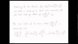 Mathematics of Gambling: the Kelly Formula