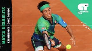 Match Highlights: Kei Nishikori STORMS through First Round in Como