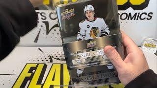 2023-24 Upper Deck Series 2 Hockey “Phenom Multiple Hits” Retail Tins are Loaded Proven Fact