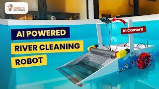 River Cleaning Robot Built by Ronit & Surya | WRO Nationals 2024 | RoboticSchools Innovation