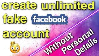 How to create fake facebook accounts 2024 || fake fb account kaise banaye