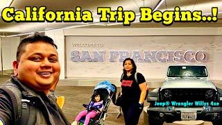 USA EP 03: Air Travel 2024 | Travelling to San Francisco | Jeep Wrangler 4xe | Roving Couple