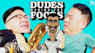 Why is David SO Angry?! Brain Rot, Bullies, and Banh Mi | Dudes Behind the Foods Ep. 150