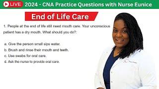 2024 Practice CNA Exam Questions and Answers with Nurse Eunice