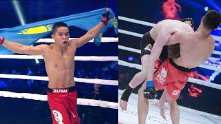 The fighter DESTROYED EVERYONE, but ran into a Kazakh! Assu Almabaev almost tore his head off!