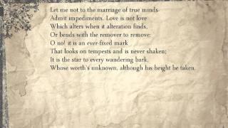 Shakespeare Sonnet 116: Let me not to the marriage of true minds