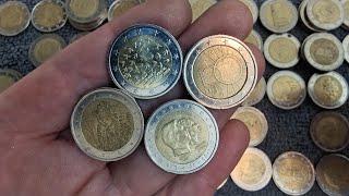 2000€ 2 euro coin hunt  CC Rarely found!