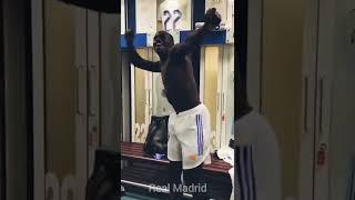 Vinicius Jr, Militao, Camavinga dance after winning vs Man city UCL