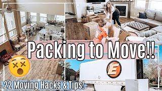  WE'RE MOVING!! PACK WITH ME 2021 :: 22 of my BEST MOVING HACKS & TIPS + PACKING TIPS