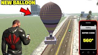 NEW HOT AIR BALLOON UPDATE IN INDIAN BIKE DRIVING 3D | New Balloon Cheat Code