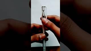 New tool for drawing ️ uni-ball figno UM-100 white gel pen # shorts # drawing # viral