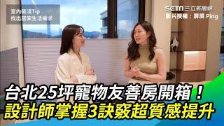 台北25坪寵物設計房開箱！設計師掌握3訣竅質感提升｜三立新聞網 SETN.com