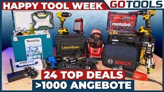 Der Gotools-Abverkauf des Jahres! Die HAPPY TOOL WEEK 2024 - Mit Liveshow am 19.09.2024