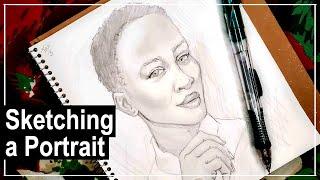 How I Draw Portraits (Graphite Pencil Sketch/Study)