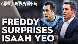 Freddy surprises Yeo live on air with Origin selection | Wide World of Sports