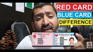 Red card Turkey | Blue Card Turkey | Work Permit for Turkey | Tourist Resident Card | Turkey 2021