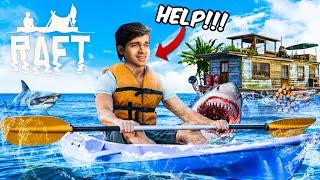 Can i Survive From Shark | Raft Survival | Part 1