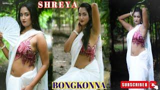 Saree Lovers Shoot BONGKONNA | SHREYA | With Shiffon Saree #sareelovers #sareelove #bongkonna