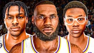 What If LeBron, Bronny, and Bryce Played Together?