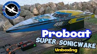 Proboat Super Sonic Wake 48:  Unboxing of the Largest Self-Righting RC Boat