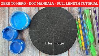 Zero to Hero - (13) - Dot mandala - Simple Design - For very beginners - 2023 - ATM Creations