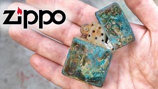 Zippo Lighter Restoration & Making a Wooden Case for it 