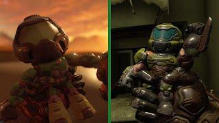 DOOM (2016) & DOOM ETERNAL Unique Toy Interaction Comparison