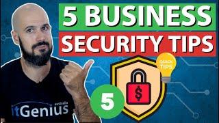 5 Steps for Business Security | Google Workspace and Applications for Data Security